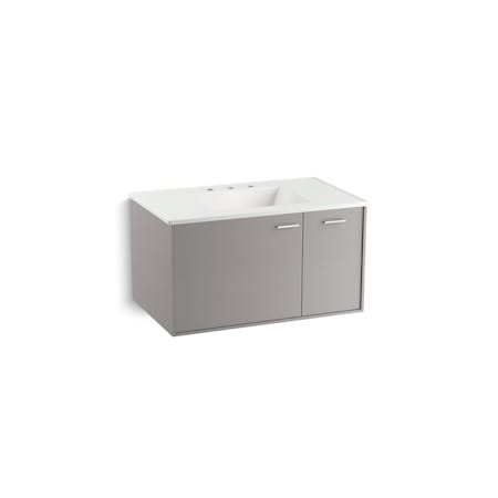 Kohler Jute 36  Vanity, 1 Door, 2 Dwr Right 99543-R-1WT